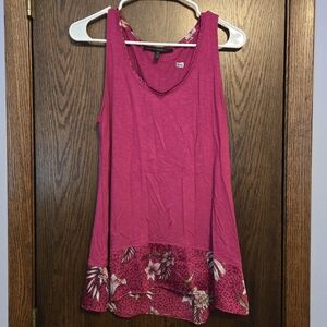 White House Black Market Floral Women's Top